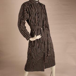 Vintage Vuokko black/beige shirtdress S